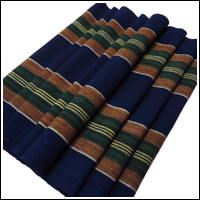 Old Stripe Cotton Indigo Textile